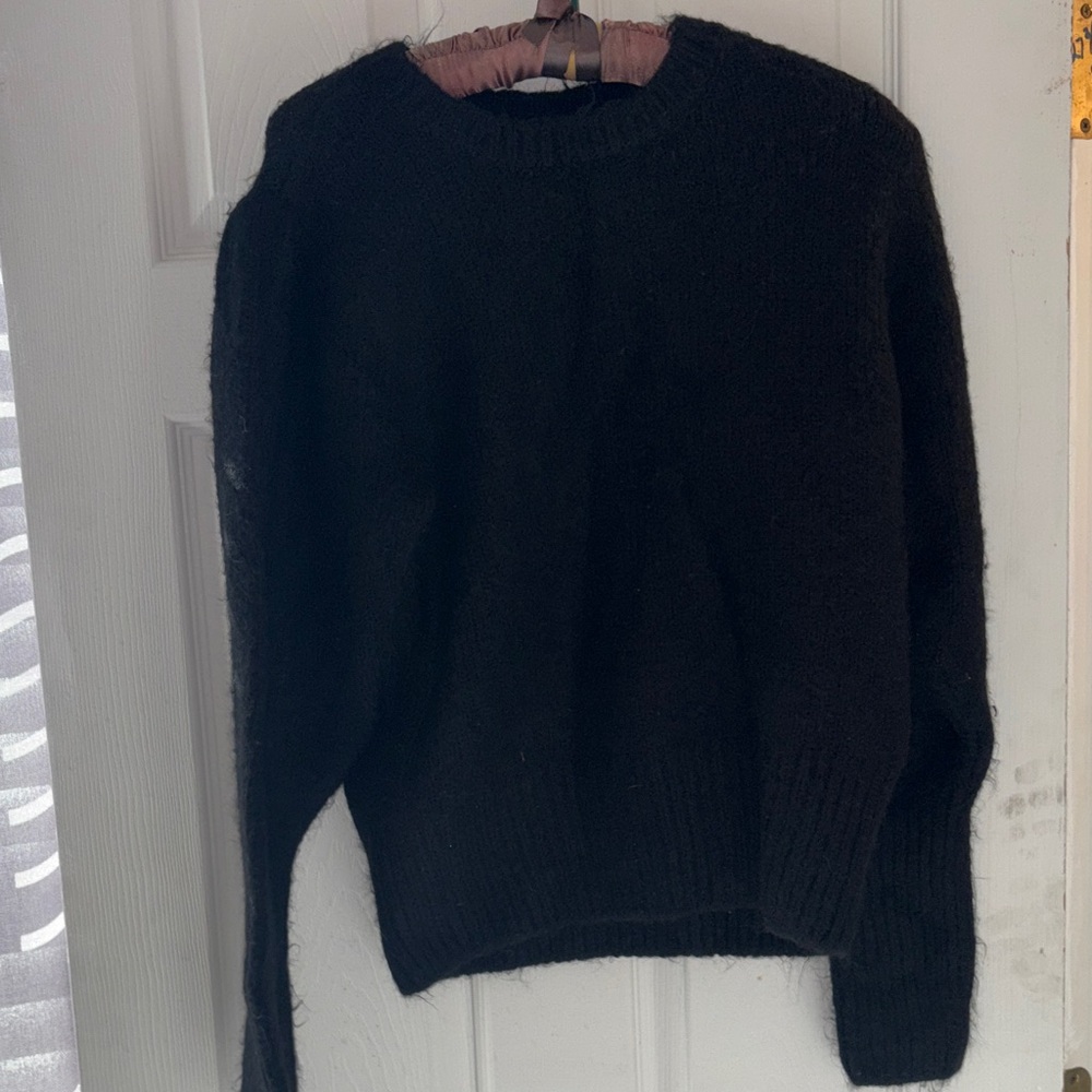 Joe's Jeans Black Crew Neck Sweater